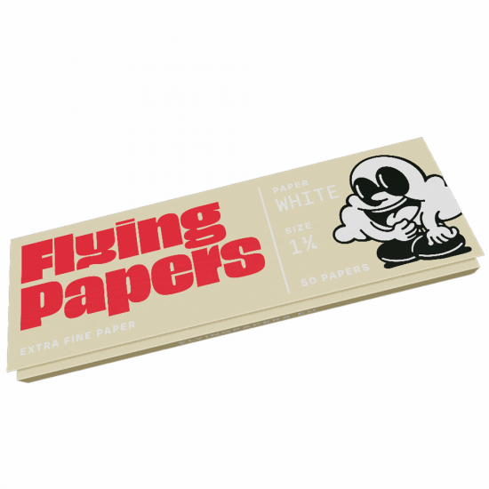 Papel Flying REGULAR Blanco 77mm, librillo de 33 papeles