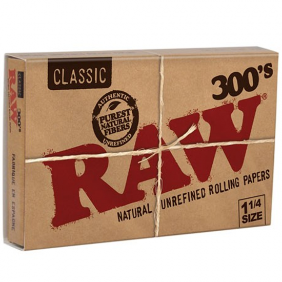 Papel Raw 1 1/4 , librillo de 300 papeles