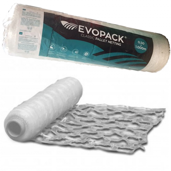 Malla de paletizar EVOPACK CLASSIC bobina manual de 1000 metros