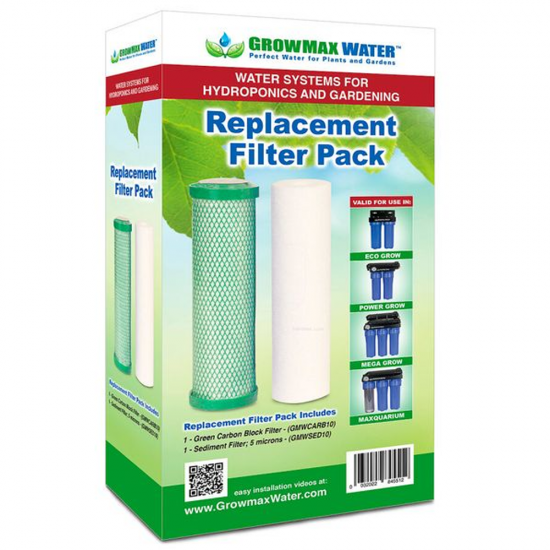 Pack filtros de recambio 10" para Mega Grow Growmax 