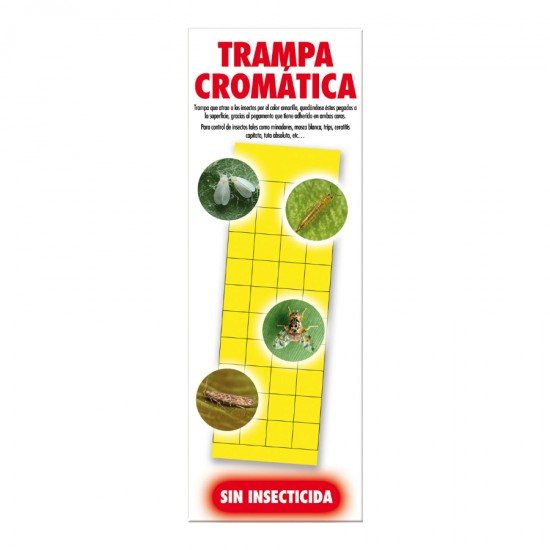 Trampa atrapainsectos Amarilla 10x25 Masso - 10 uts